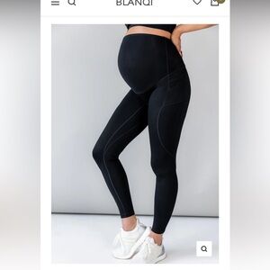 Blanqi Maternity Leggings w/ Pockets